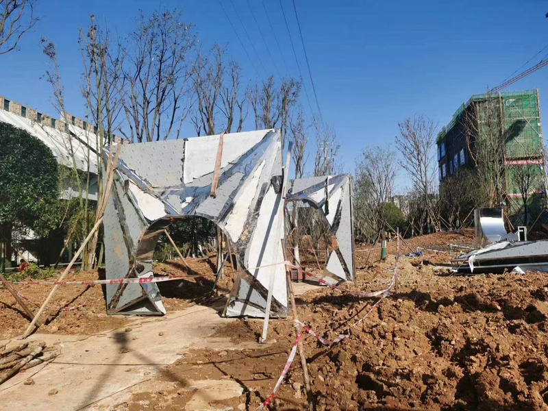 成都電建地產洺悅府景觀草莓短视频下载工程